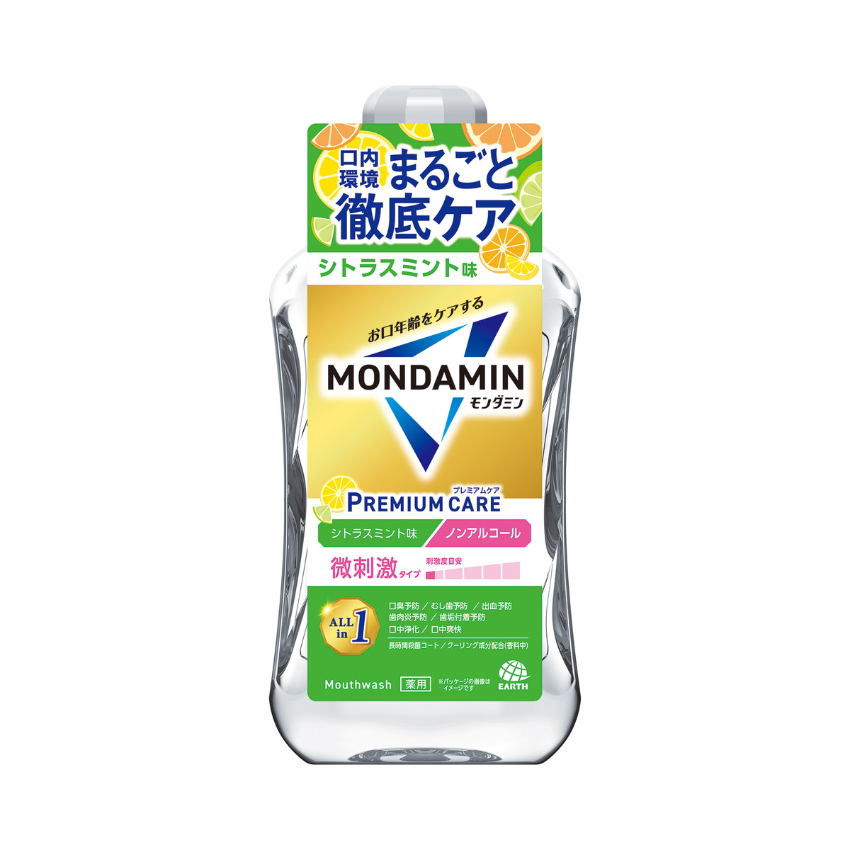 【送料お得・まとめ買い×11個セット】アース製薬 モンダミン プレミアムケア シトラスミント 1000mL マウスウォッシュ 洗口液|ホームライフ