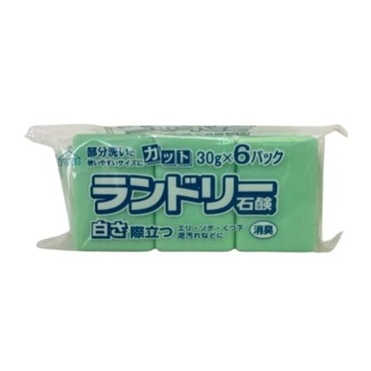 【送料お得・まとめ買い×45個セット】ロケット石鹸 洗たく石鹸 30g × 6パック