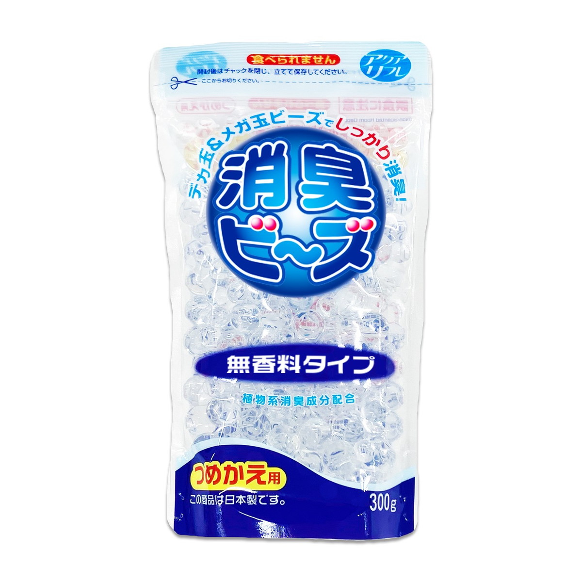 【送料お得・まとめ買い&times;48個セット】ライオンケミカル アクアリフレ 消臭ビーズ 無香タイプ つめかえ用 300g 消臭剤｜ホームライフ 8,080円