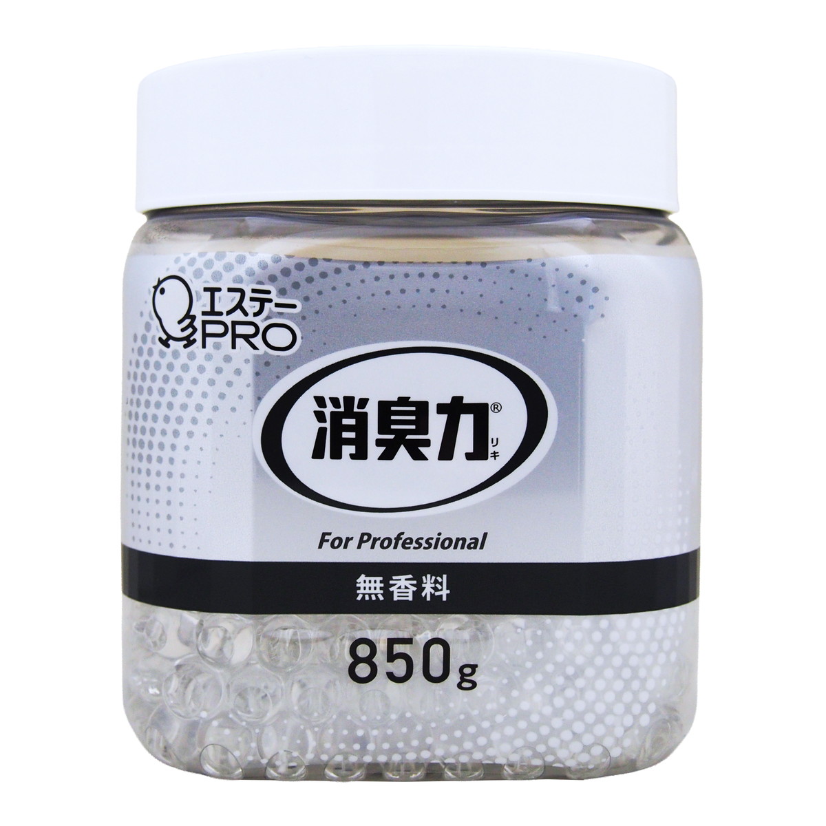【送料お得・まとめ買い×6個セット】エステー PRO 消臭力 業務用 ビーズタイプ 本体 大容量 850g 無香料