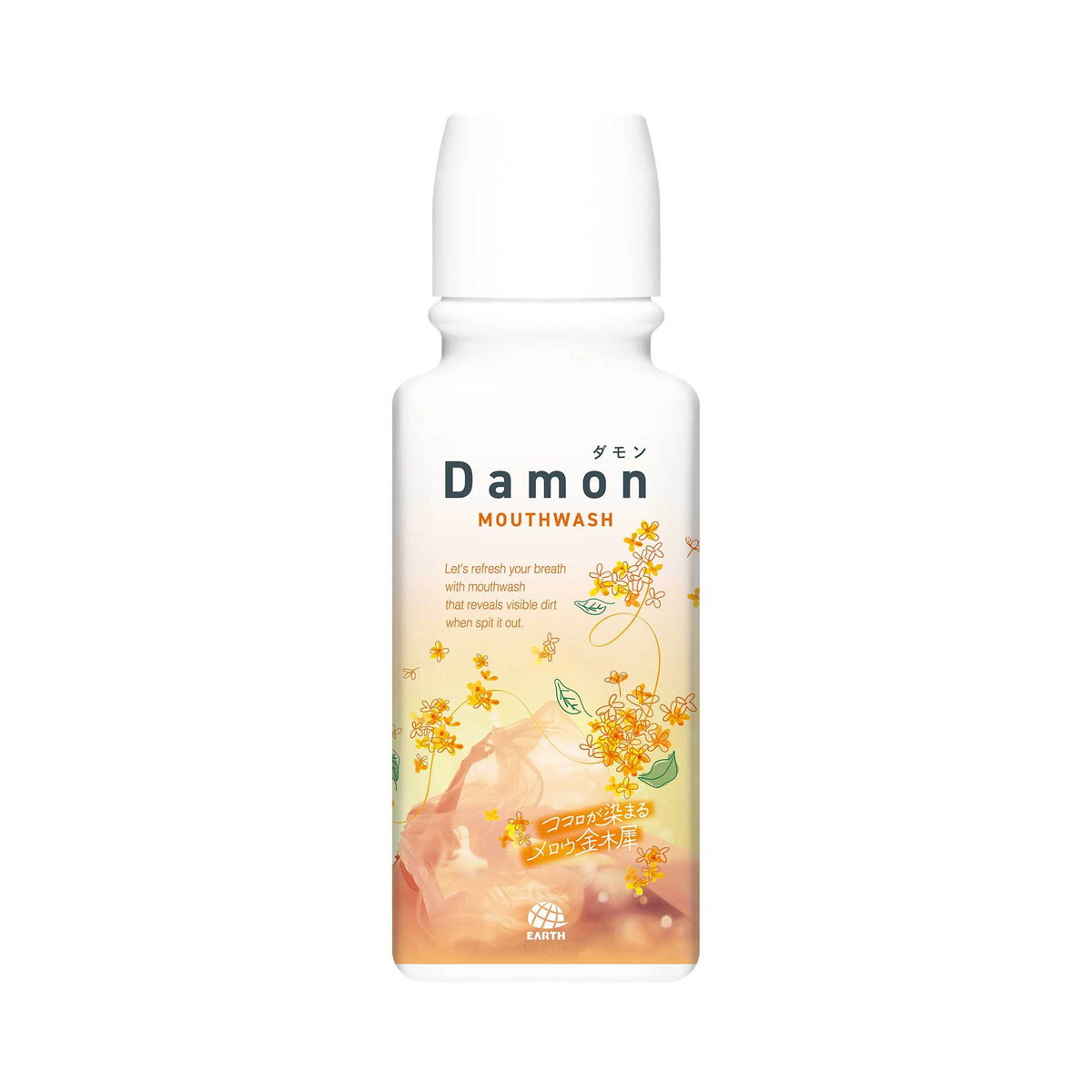 【送料お得・まとめ買い×24個セット】アース製薬 ダモン メロウ 金木犀 380mL マウスウォッシュ