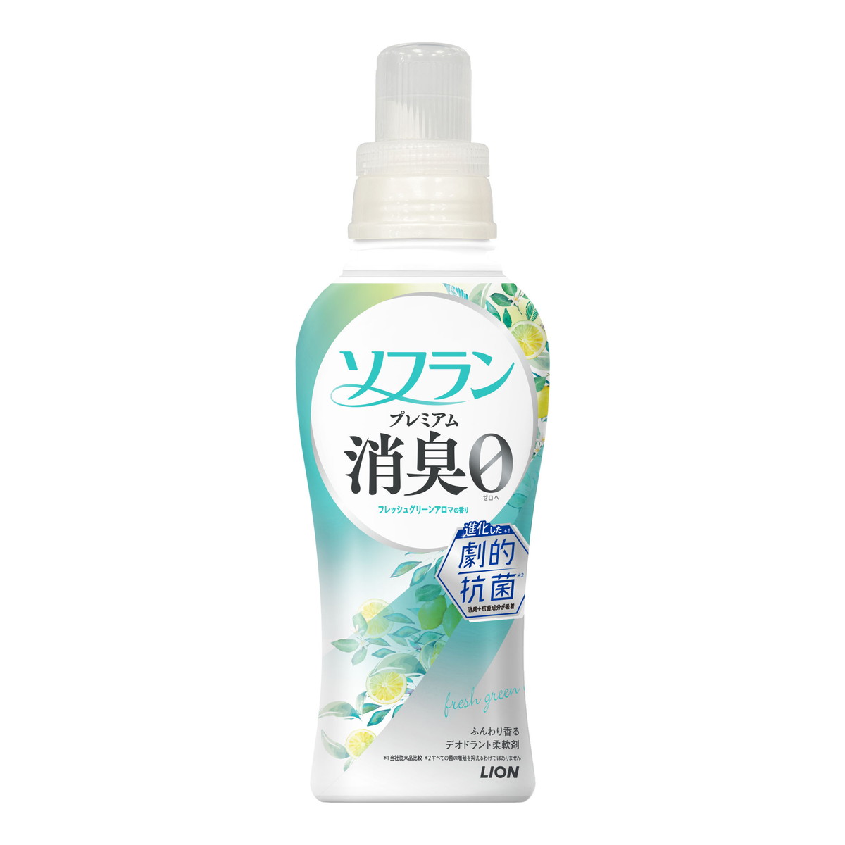 【送料お得・まとめ買い×16個セット】ソフラン プレミアム消臭 フレッシュグリーン アロマの香り 本体 480ml