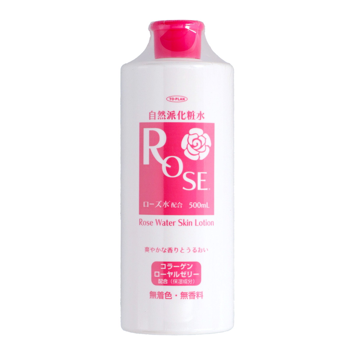 【送料お得・まとめ買い&times;24個セット】東京企画 トプラン TKCI-002 ローズ 化粧水 500ml｜ホームライフ