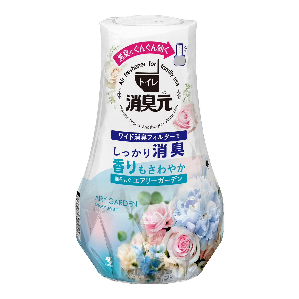【送料お得・まとめ買い×11個セット】小林製薬 トイレの消臭元 風そよぐ エアリーガーデン 400mL