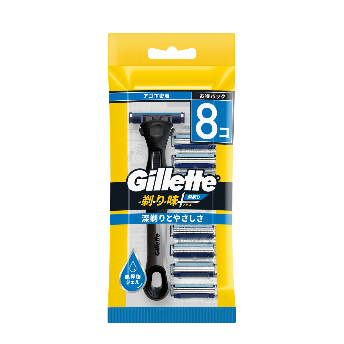 【送料お得・まとめ買い&times;24個セット】P&G ジレット 剃り味 +プラス 深剃り 7B ホルダー付｜ホームライフ