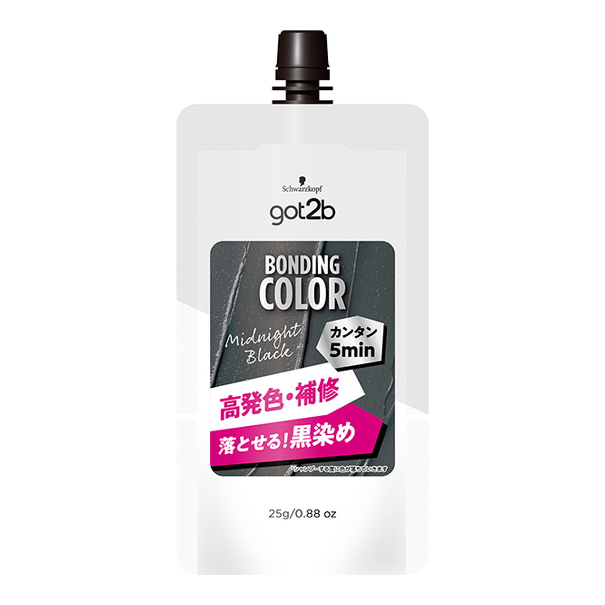 【送料お得・まとめ買い×36個セット】got2b ボンディング・カラーミニ ミッドナイトブラック カラートリートメント 25g ヘンケルジャパン