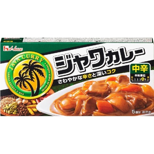 【送料込】ハウス ジャワカレー 中辛×120個セット (4902402854501)|ホームライフ