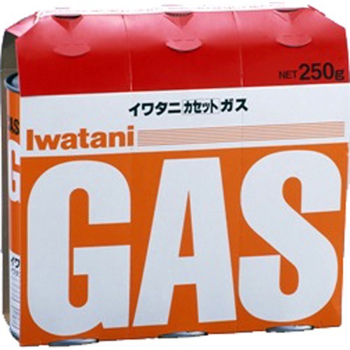 【送料込】岩谷産業　イワタニ カセットガス ( カセットボンベ ) オレンジ 3本パック×16点セット（計48本） CB-250-OR イワタニカセットフーシリーズ専用【4901140923838】