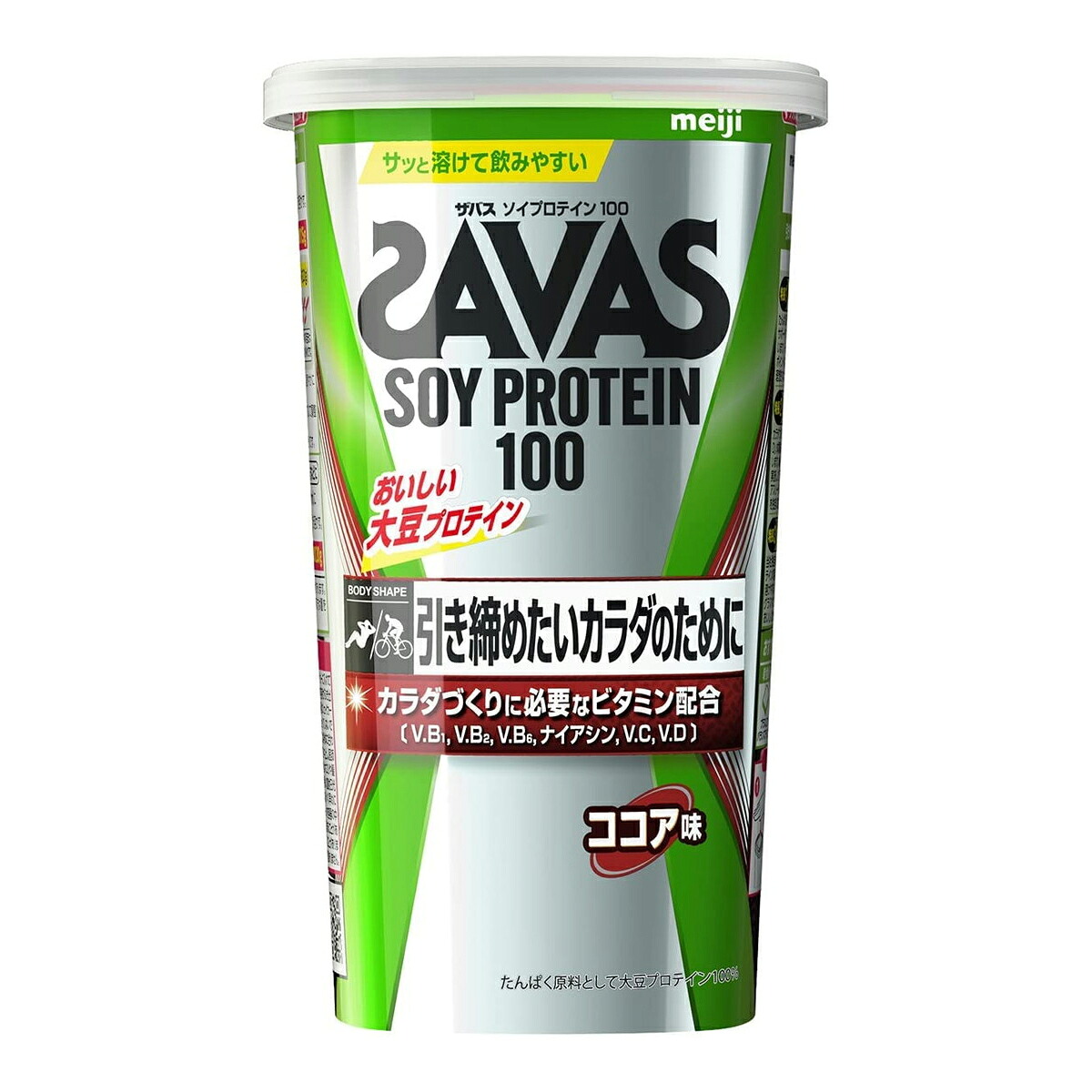 【送料お得・まとめ買い×7個セット】明治 ザバス ソイプロテイン 約11食分|ホームライフ