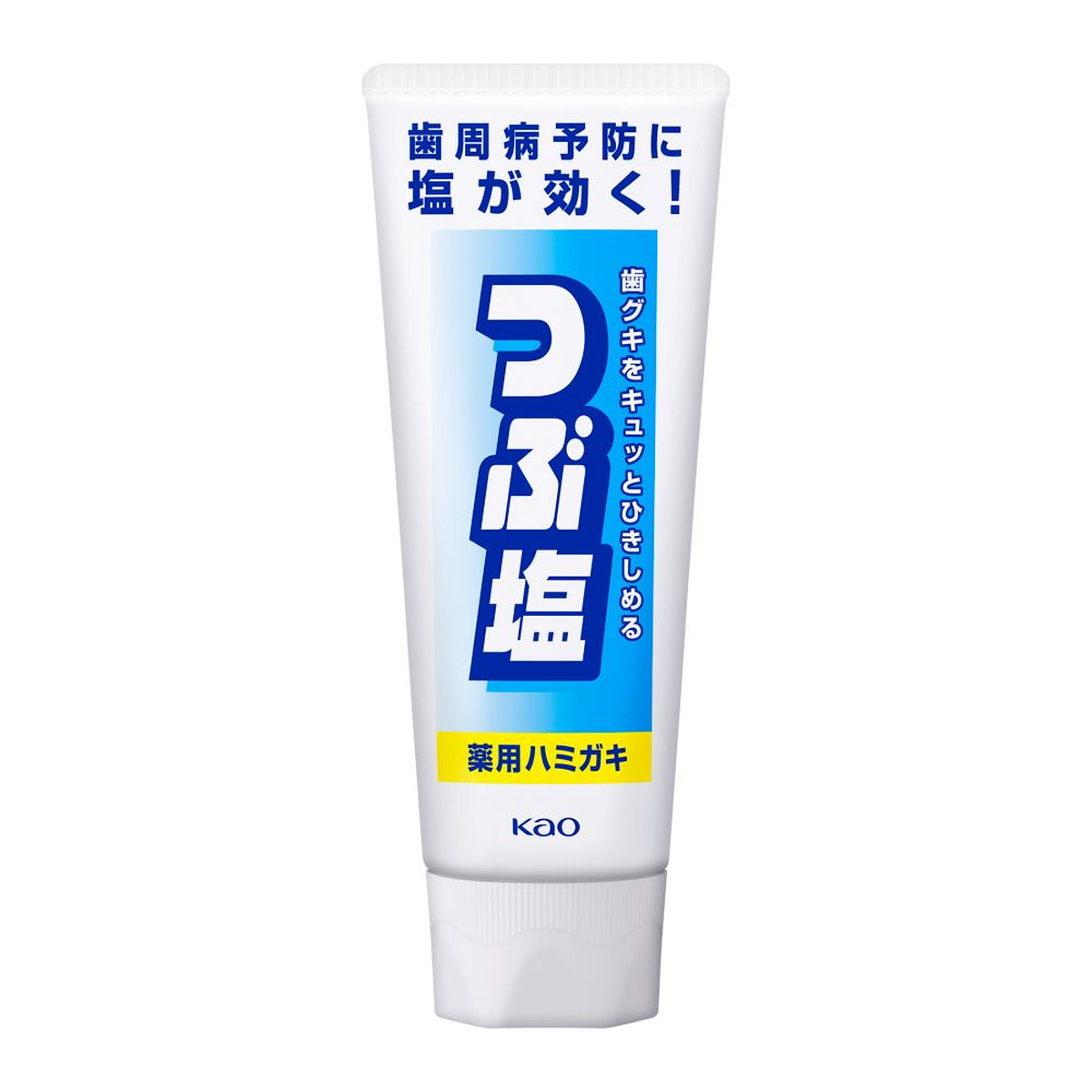 【送料お得・まとめ買い×48個セット】花王 つぶ塩薬用ハミガキ スタンディングチューブ 180g