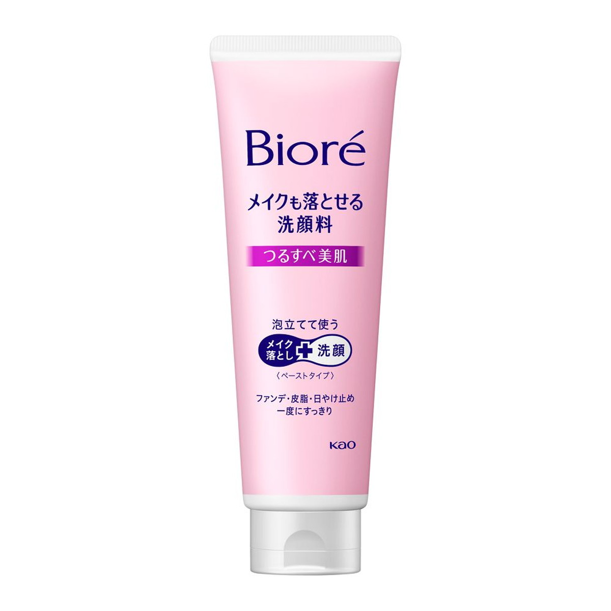 【送料お得・まとめ買い×9個セット】花王 ビオレ メイクも落とせる洗顔料 つるすべ美肌 210g