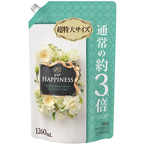 楽天市場 あわせ買い2999円以上で送料無料 レノア ハピネス プリンセスパールドリーム つめかえ用超特大サイズ 柔軟剤 4902430699303 ホームライフ