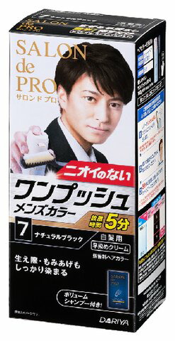楽天市場】サロンドプロ ワンプッシュメンズカラー ( 白髪用 ) 7
