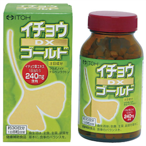【送料お得・まとめ買い×3個セット】【井藤漢方製薬】イチョウDXゴールド 240粒