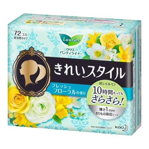 ついに入荷 人気ブラドン 花王 ロリエ きれいスタイル フレッシュフローラルの香り 72個入 nitoba.com nitoba.com
