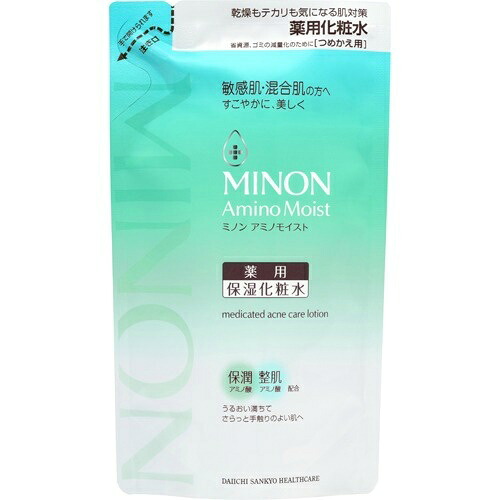 【送料お得・まとめ買い×9個セット】第一三共 ミノン アミノモイスト 薬用アクネケアローション つめかえ用 130ml