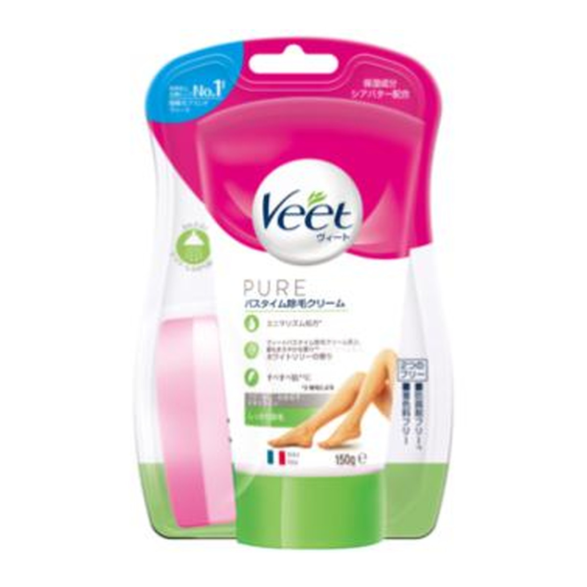 【送料お得・まとめ買い×9個セット】レキッドベンキーザー Veet ヴィート ピュアバスタイム 除毛クリーム しっかり除毛 150g