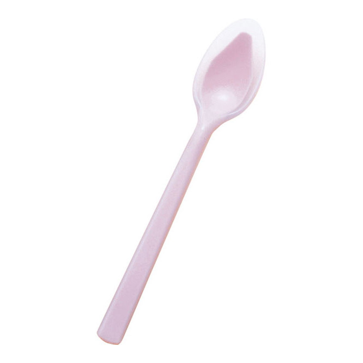 【送料お得・まとめ買い×11個セット】岡部洋食器製作所 口あたりやさしいスプーン 一体深型 大 KU-07 ピンク