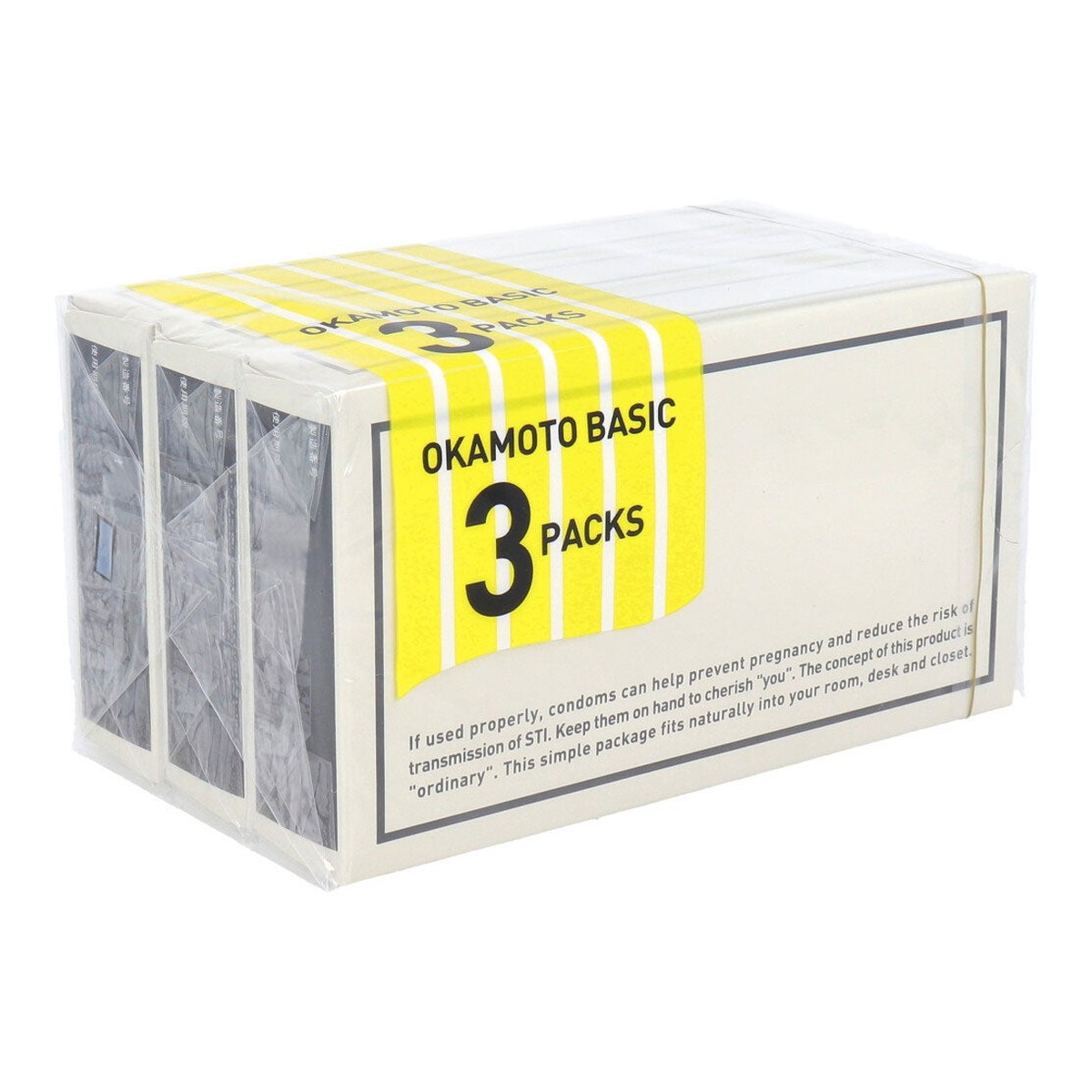 【送料お得・まとめ買い×11個セット】オカモト OKAMOTO BASIC 12コ入×3パック
