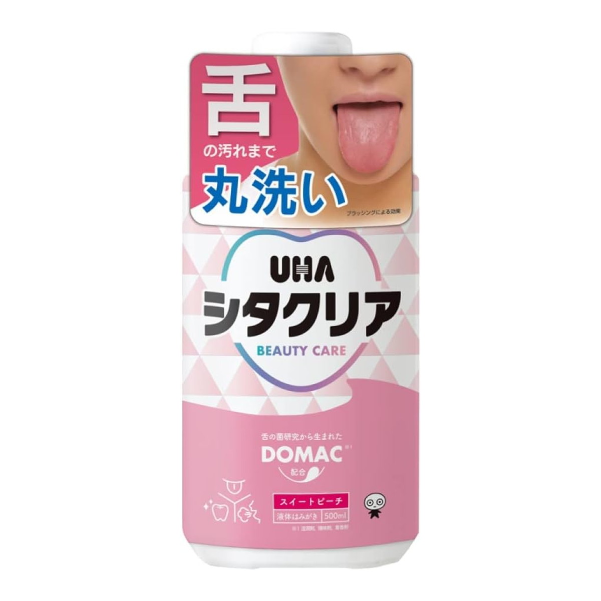 【送料お得・まとめ買い×13個セット】UHA味覚糖 シタクリア 液体はみがき スイートピーチ 500ml|ホームライフ