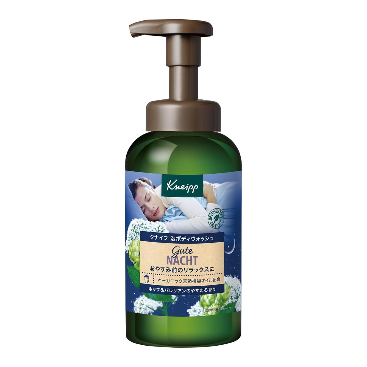 【送料お得・まとめ買い×7個セット】クナイプ Kneipp 泡ボディウォッシュ グーテナハト ホップ&バレリアンの香り 450g ボディソープ