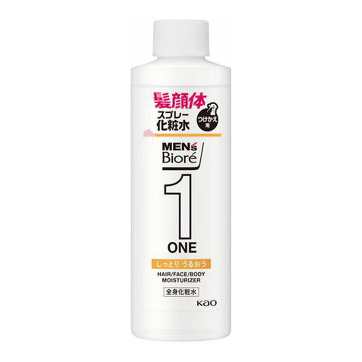 【１０個セット】 花王 メンズビオレONE 髪顔体スプレー 化粧水 しっとり つけかえ(200ml)×１０個セット 4901301426871.jpg