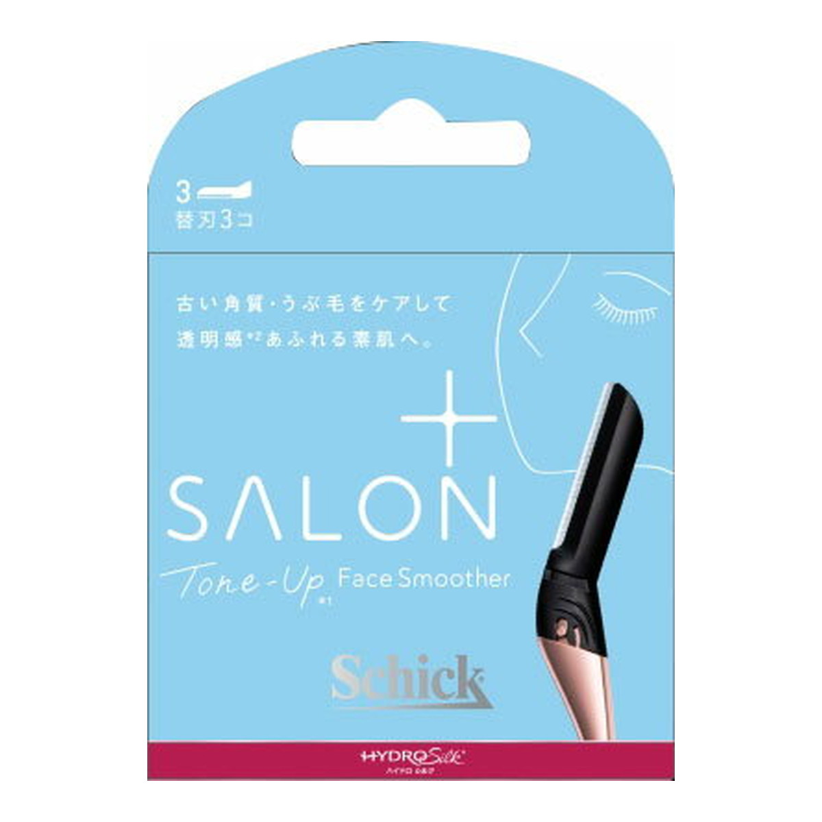 【送料お得・まとめ買い×11個セット】シック ハイドロシルク サロンプラス フェイススムーサー 替刃 3コ入|ホームライフ