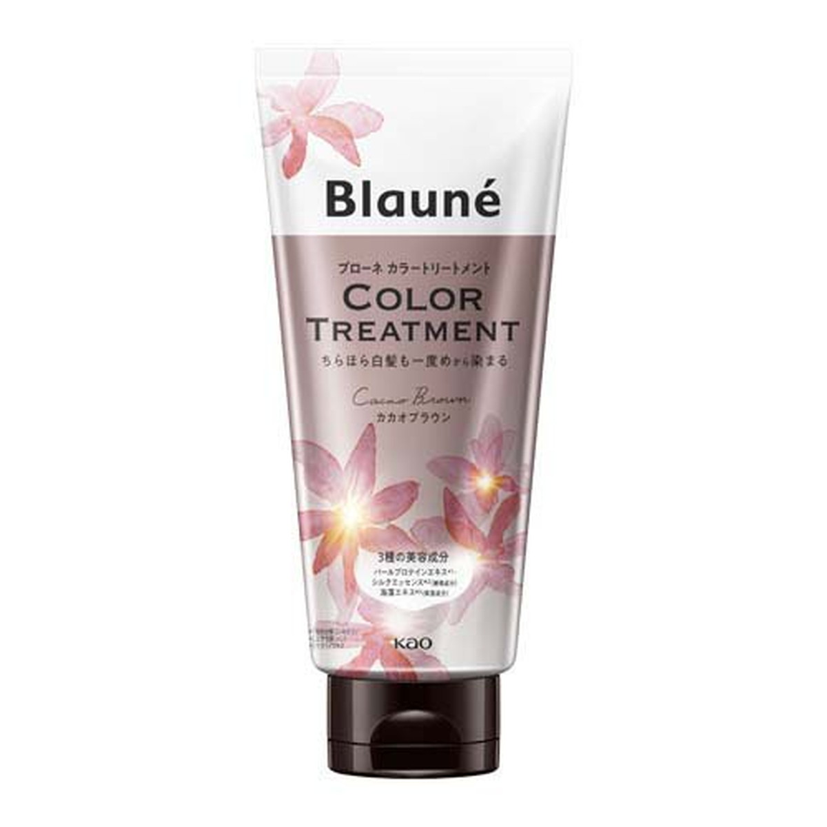 【送料お得・まとめ買い×3個セット】花王 ブローネ カラートリートメント カカオブラウン 180g ヘアカラー
