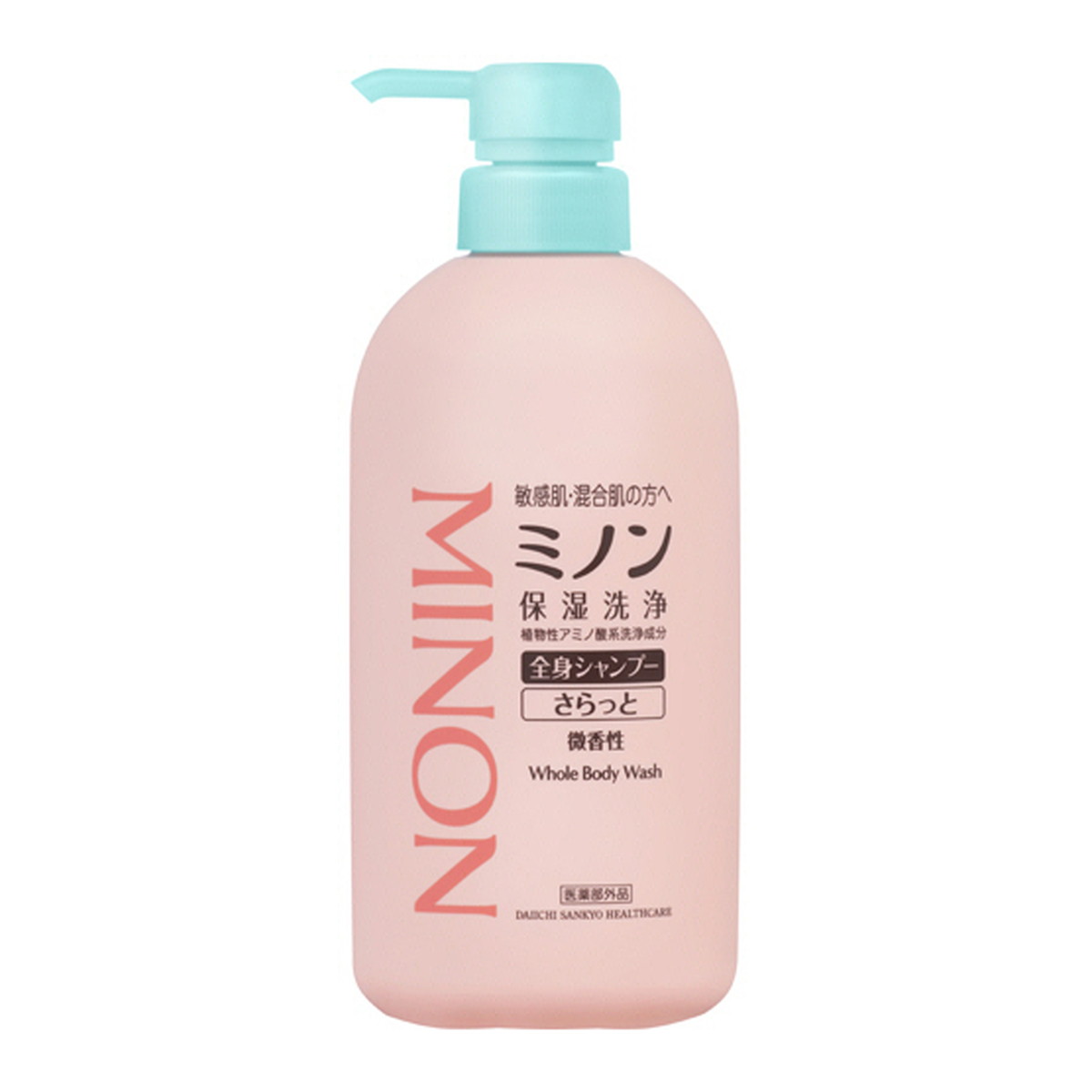 【送料お得・まとめ買い×7個セット】第一三共ヘルスケア ミノン 全身シャンプー さらっとタイプ 本体 450mL 医薬部外品