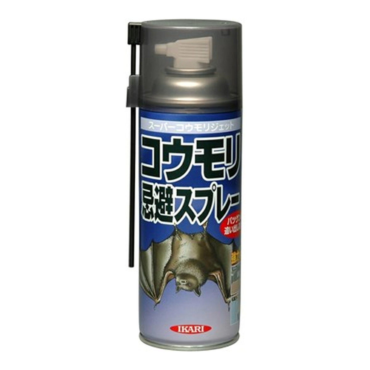 【送料お得・まとめ買い&times;9個セット】イカリ消毒 スーパーコウモリジェット 420mL コウモリ撃退スプレー｜ホームライフ