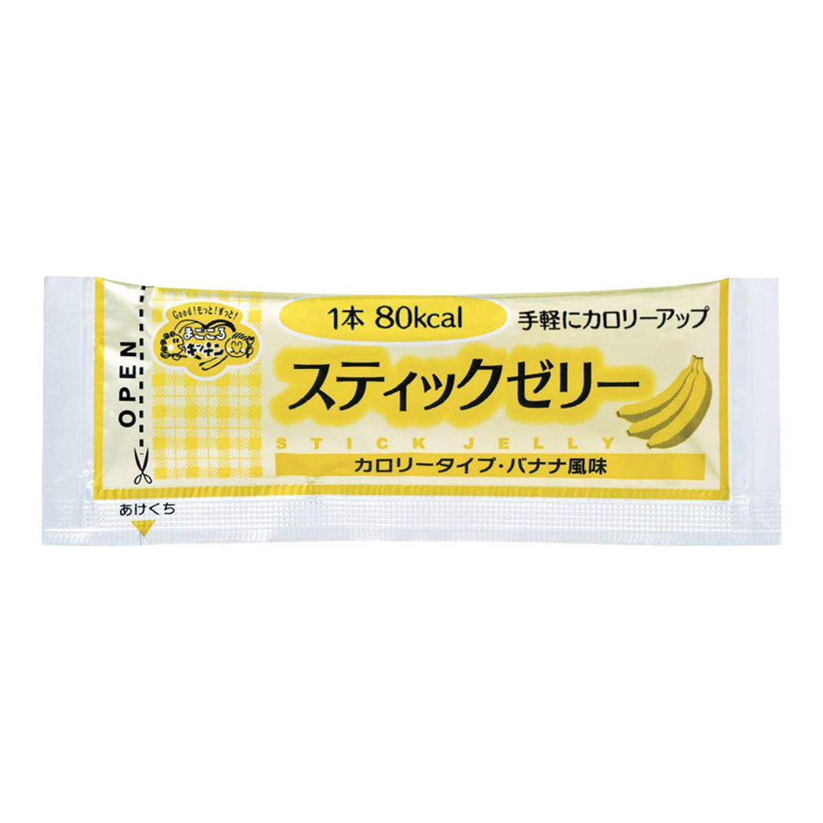 【送料お得・まとめ買い×11個セット】林兼産業 スティックゼリー カロリータイプ バナナ風味 14.5g×20本入 介護食|ホームライフ