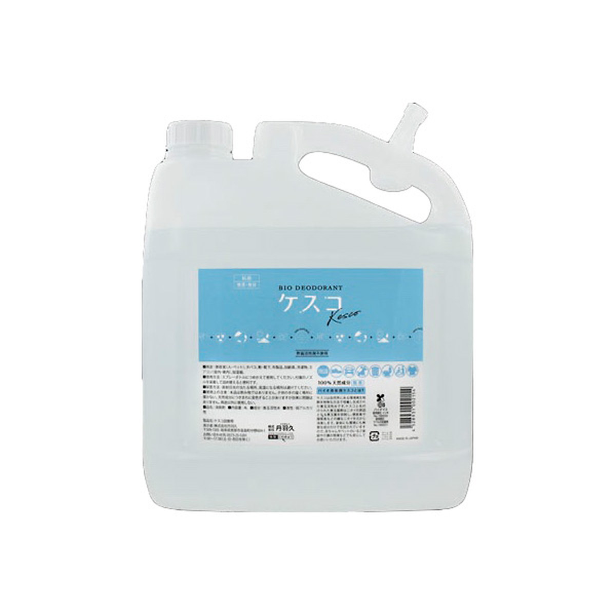 【送料お得】丹羽久 ケスコ つめかえ用 4L 消臭剤
