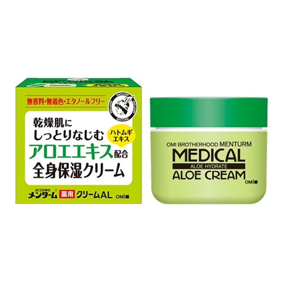 【送料お得・まとめ買い×11個セット】近江兄弟社 メンターム 薬用 アロエクリーム 145g 全身保湿クリーム|ホームライフ