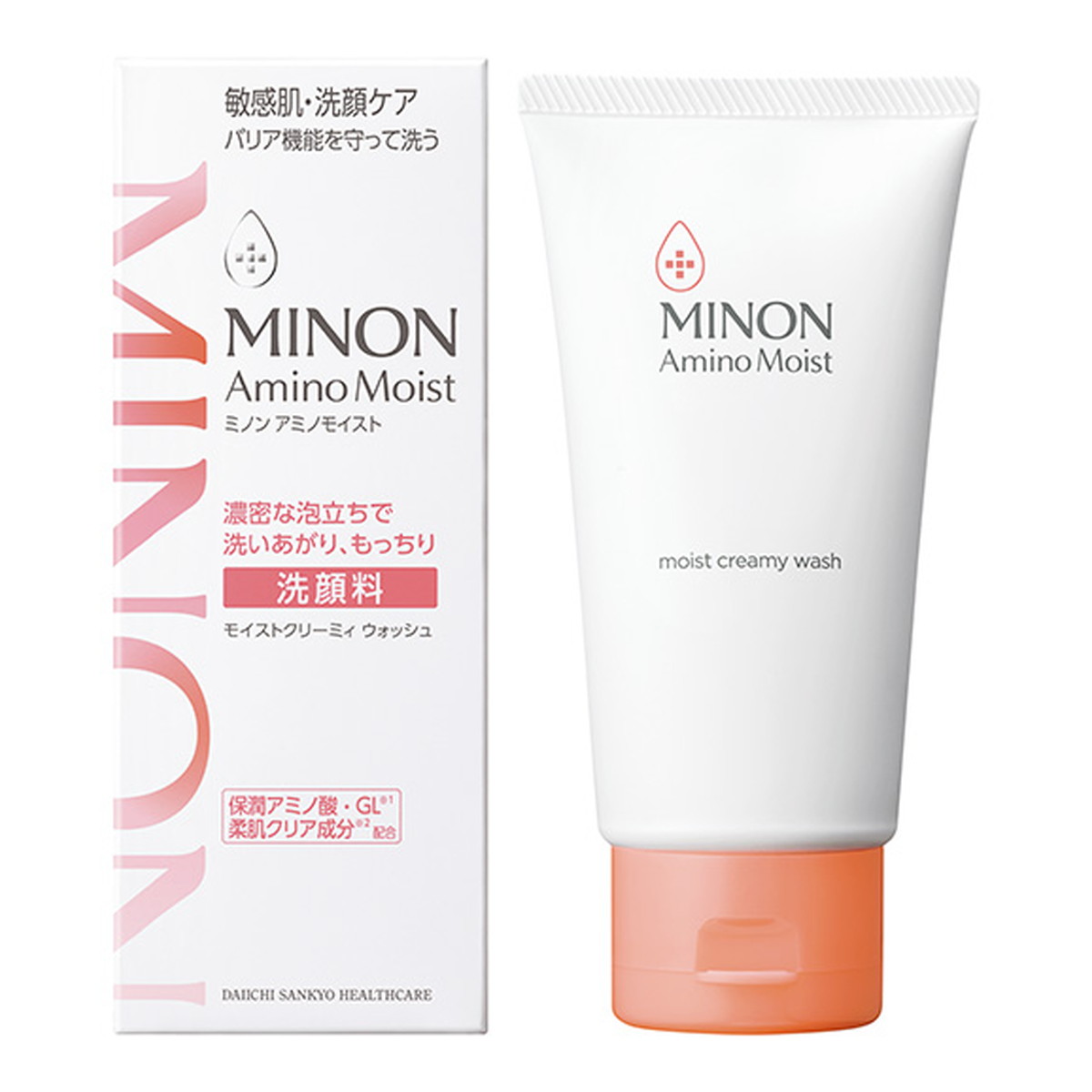 【送料お得・まとめ買い×3個セット】第一三共ヘルスケア ミノン アミノモイスト モイストクリーミィ ウォッシュ 100g 洗顔料