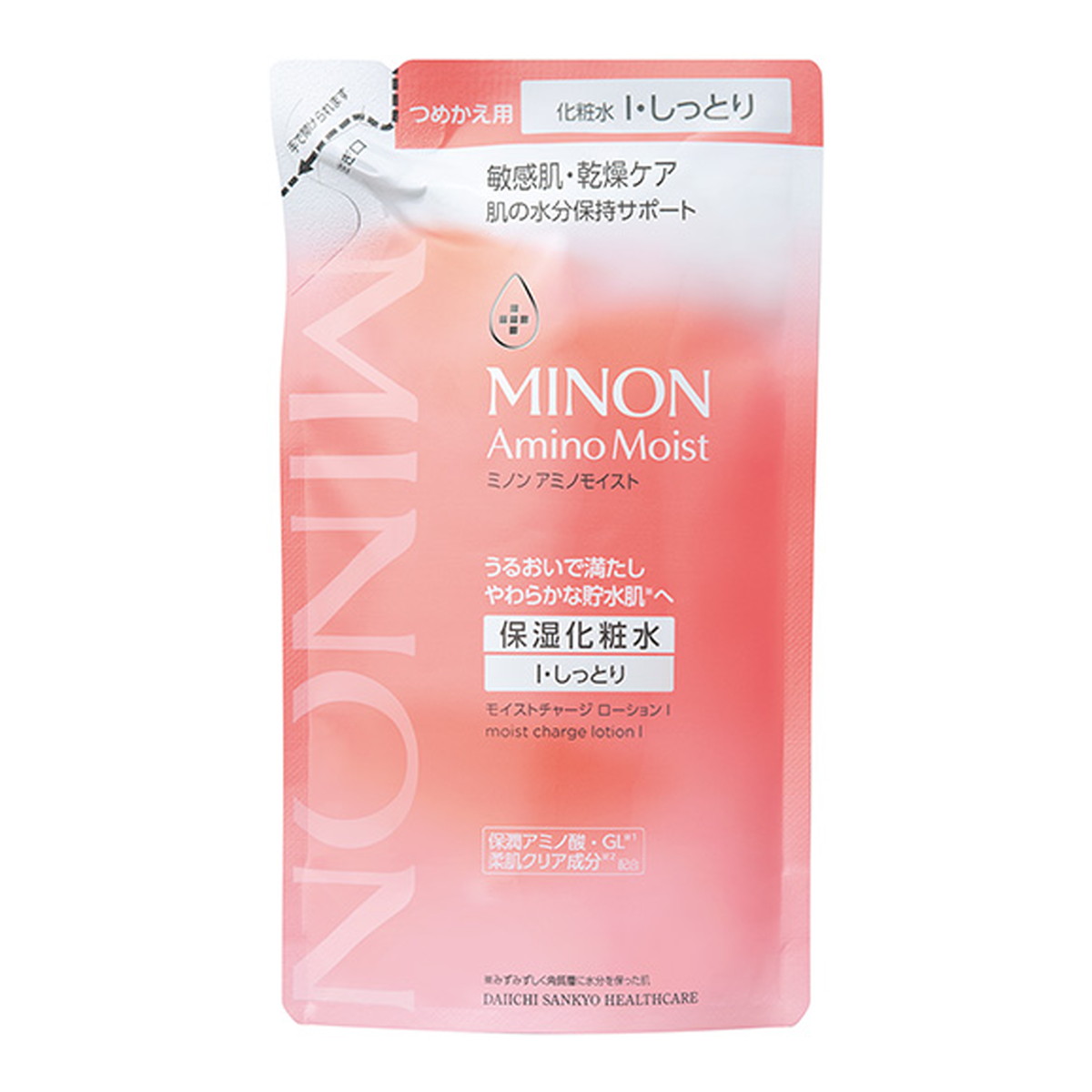 【送料お得・まとめ買い×9個セット】第一三共ヘルスケア ミノン アミノモイスト モイストチャージ ローション I しっとりタイプ つめかえ用 130mL 保湿化粧水
