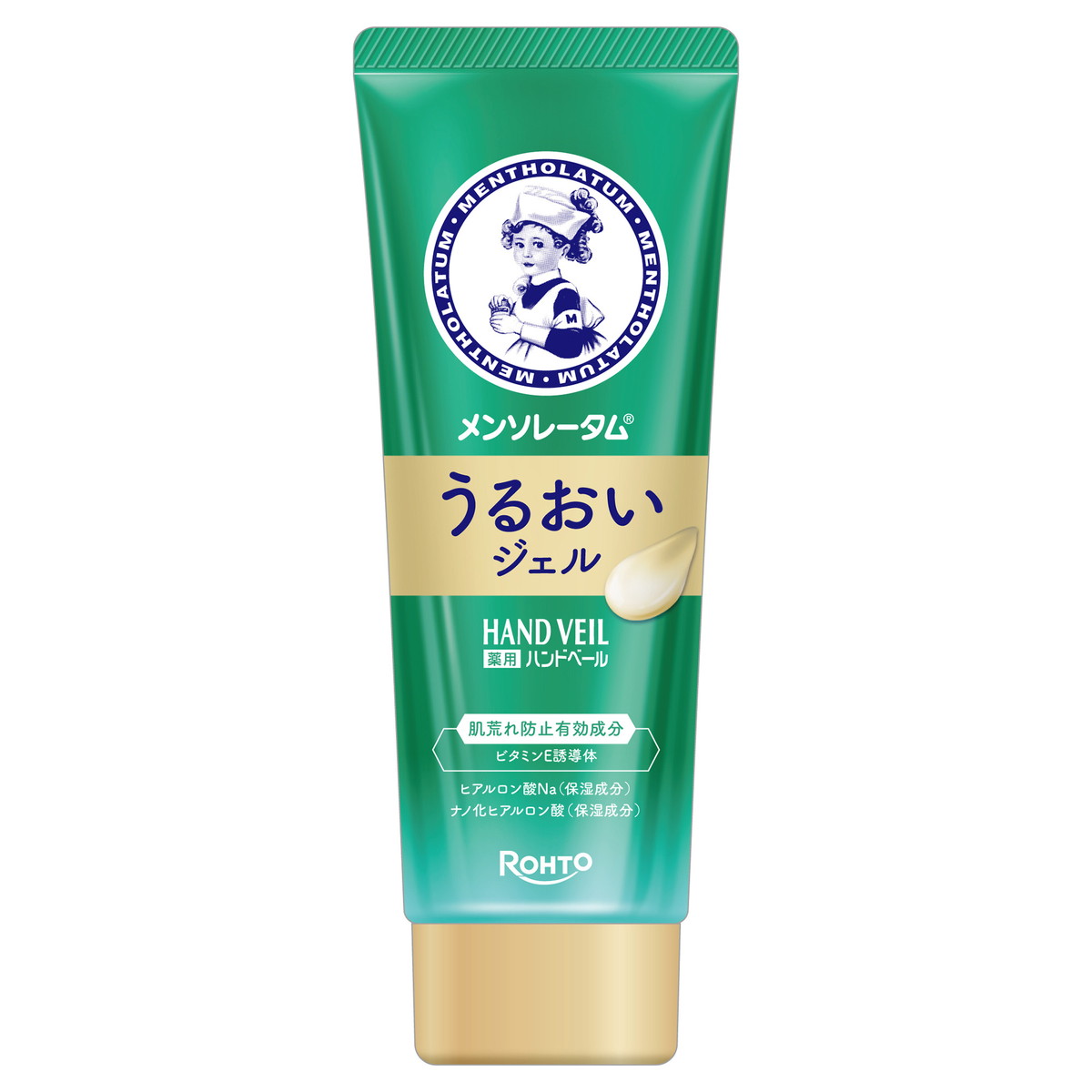 【送料お得・まとめ買い×11個セット】ロート製薬 メンソレータム 薬用 ハンドベール うるおいジェル ハンドジェル 70g