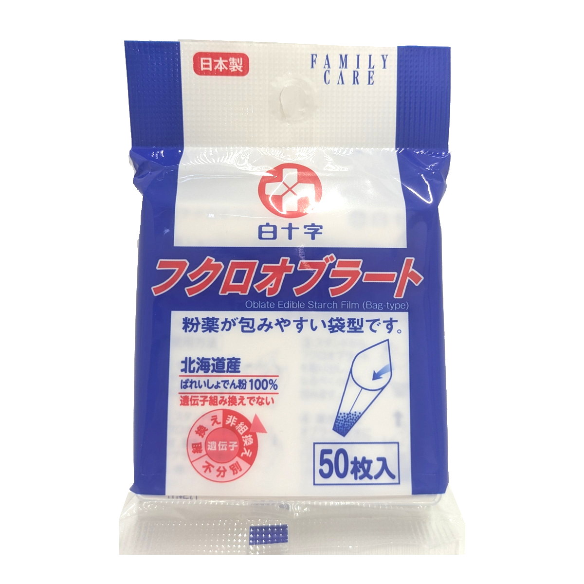 【送料お得・まとめ買い×11個セット】白十字 ファミリーケア フクロオブラート 50枚入