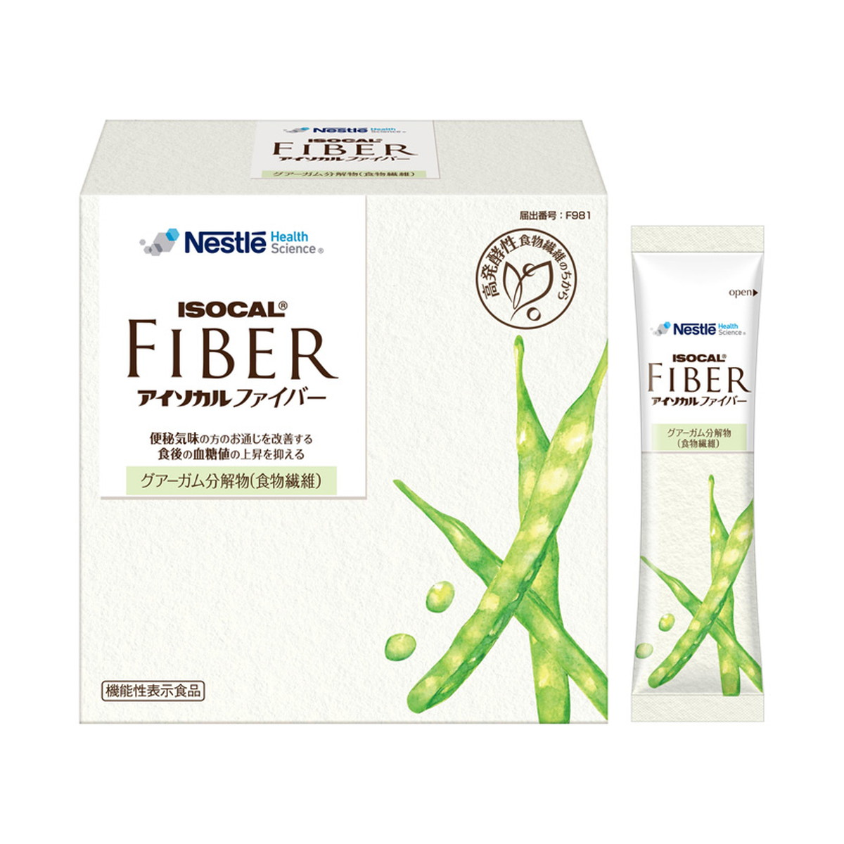 【送料お得・まとめ買い×2個セット】ネスレ日本 アイソカル ファイバー 7.2g×30本入|ホームライフ