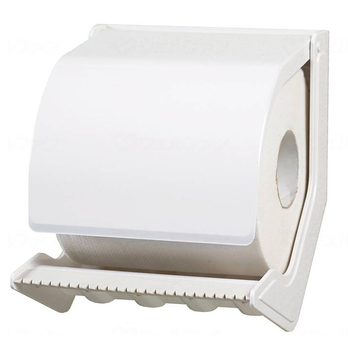 【送料お得・まとめ買い&times;11個セット】シマブン おくだけ トイレットペーパーホルダー オフホワイト｜ホームライフ