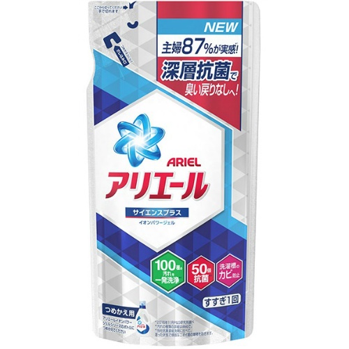 楽天市場 あわせ買い2999円以上で送料無料 アリエール 洗濯洗剤 液体 イオンパワージェル サイエンスプラス 詰め替え 7g ホームライフ