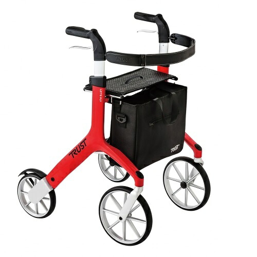 【竹虎】 歩行車　レッツフライ　118101　レッド　敬老の日 誕生日 プレゼント　メーカー取寄品