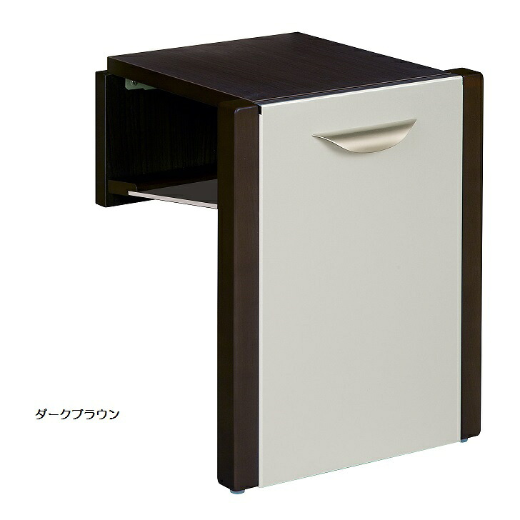 玄関用収納チェアー / 639-004　ダークブラウン　シコク　メーカー直送｜介護もーる　介護用品専門店