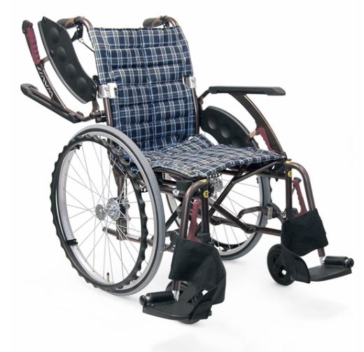 【カワムラサイクル】WAVIT+シリーズ自走用（エアタイヤ）WAP22-40/42A　ウェイビットプラス WAP22-40A WAP22-42A　非課税 メーカー直送品｜介護もーる　介護用品専門店