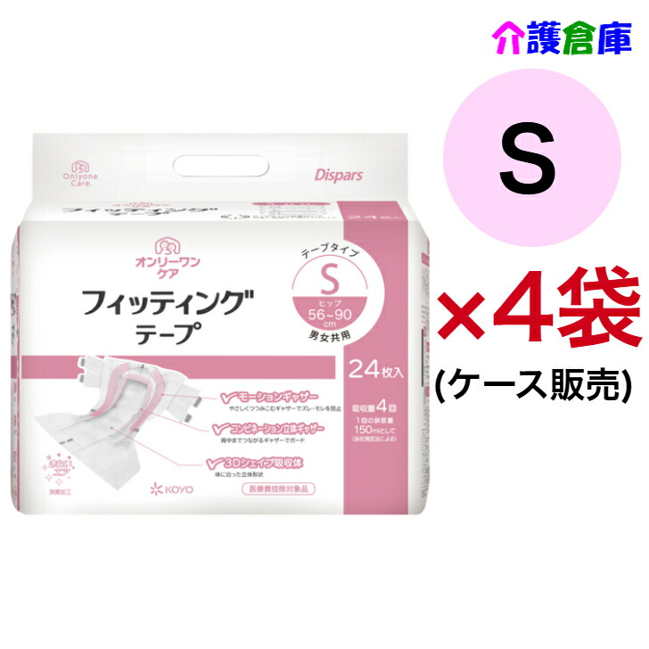 KOYO ディス金入れ オンリーワンケア フィッティングテープ Ｓ 24枚×4袋(容れもの売りわたす)/ 旧 幅ひろい磁気テープ/光洋/貨物輸送無料