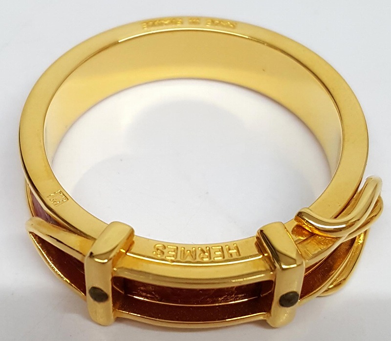 楽天市場】HERMES エルメス ベルトモチーフ スカーフリング GP
