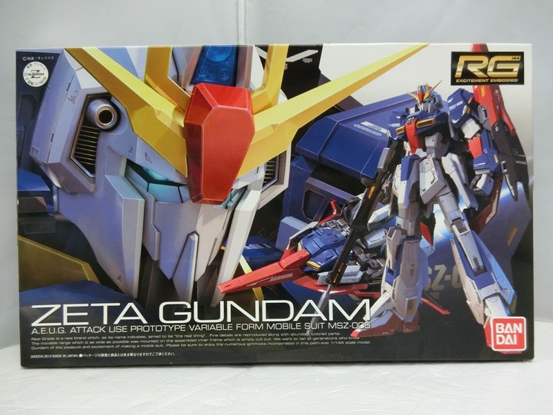 楽天市場 中古 未組立品 Rg 1 144 Msz 006 ゼータガンダム Bandai 機動戦士zガンダム ガンプラ プラモデル 出雲店 開放倉庫山陰オンラインショップ