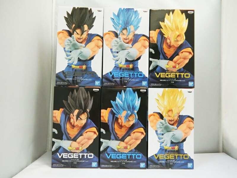 楽天市場 中古 ドラゴンボール超 最強合体戦士 ファイナルかめはめ波 Ver 1 6 全6種セット ベジットフィギュア ナムコ限定 出雲店 開放倉庫山陰オンラインショップ