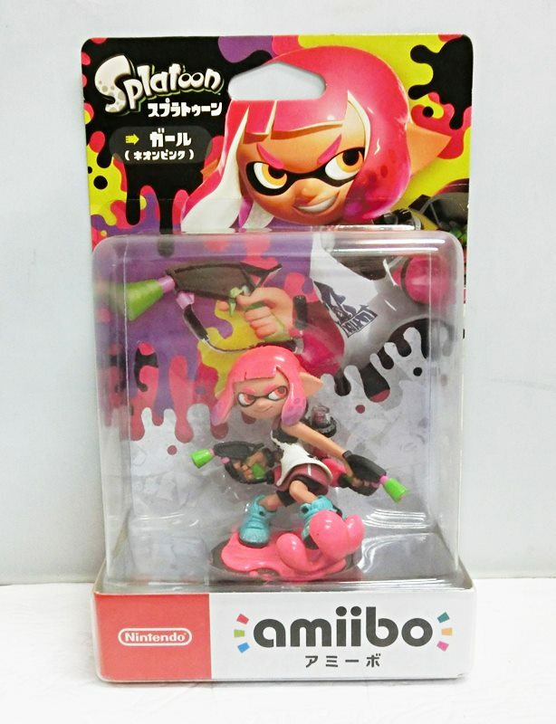 週末限定直輸入♪ amiibo スプラトゥーン ヒメ ガール(ネオンピンク