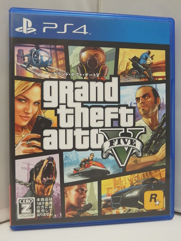 PS4ソフト 楽天市場】【中古】PS4 グランド・セフト・オートV CERO：Z 18