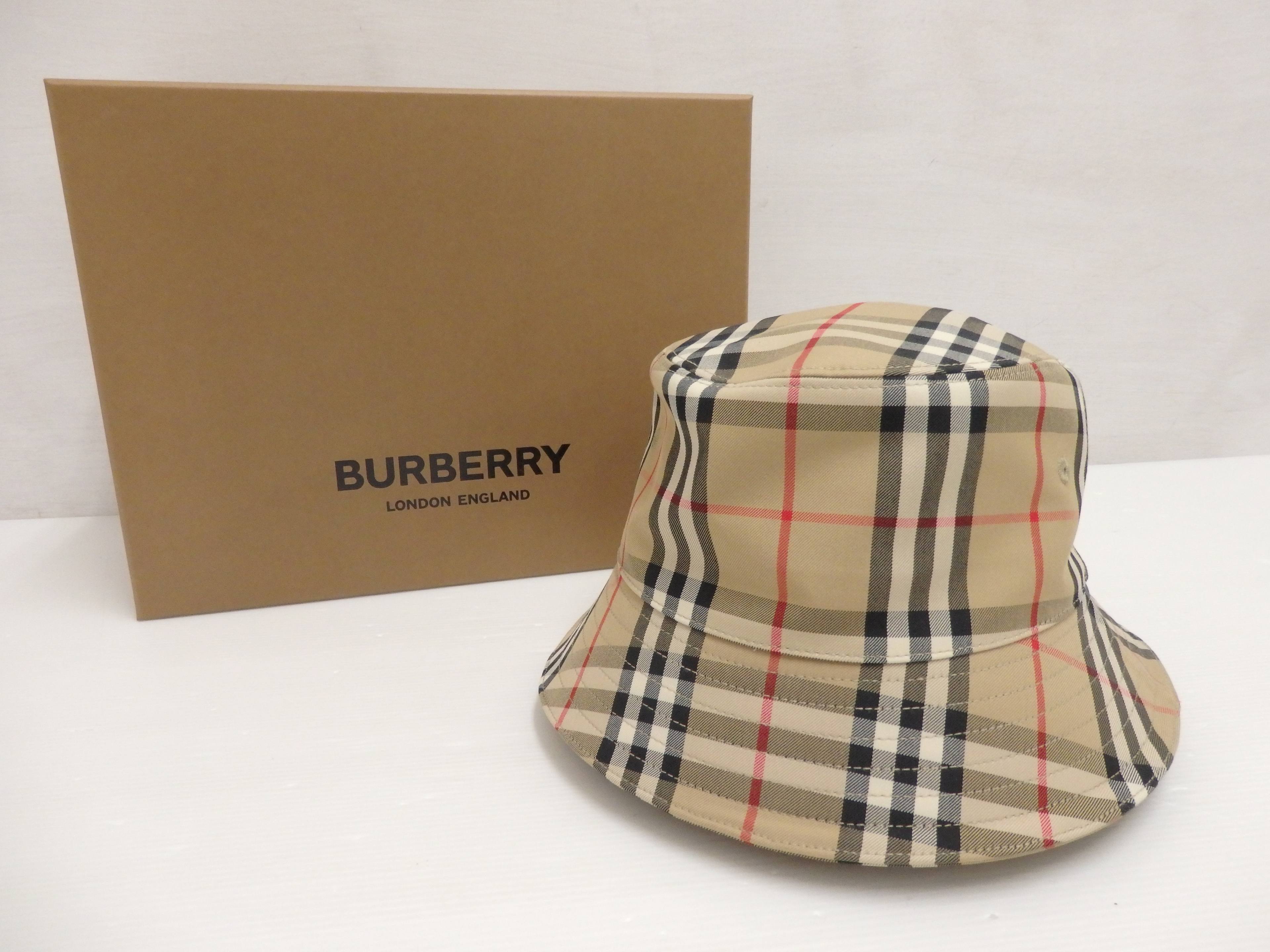 楽天市場】BURBERRY(バーバリー) サイズ:M ストローハット